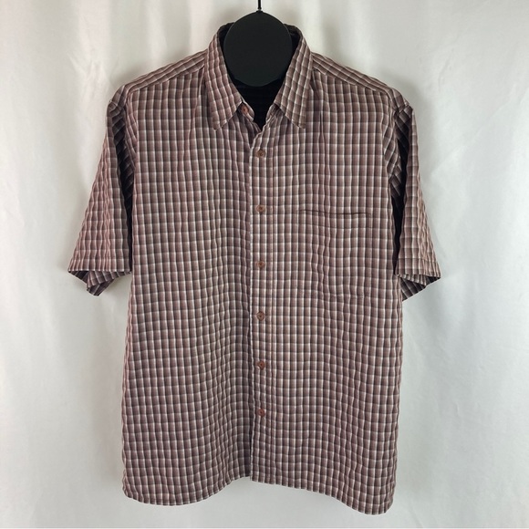 Eighty Eight Other - EIGHTY Eight Men's Plaid Button Down Short Sleeve Shirt Size L